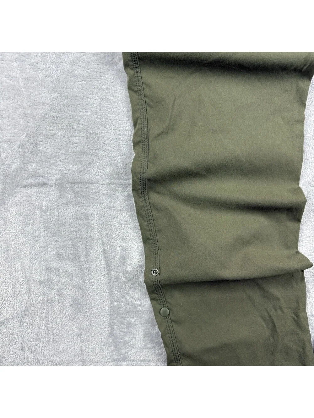 prAna Men’s Olive Rollup Cargo Hiking Pants Medium 30L Belt Hiking Gorpcore Tech